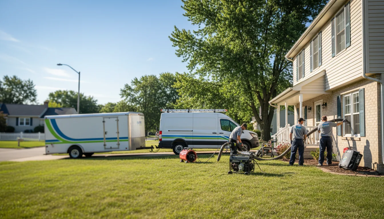 Flooded Basement Restoration And Cleanup With Repair in Salem, IA near me